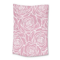 Pink Peonies Small Tapestry by NouveauDesign