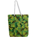 Tetris Camouflage Forest Full Print Rope Handle Tote (Large) View2