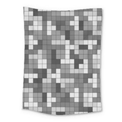 Tetris Camouflage Urban Medium Tapestry by jumpercat