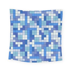 Tetris Camouflage Marine Square Tapestry (small) by jumpercat