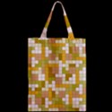 Tetris Camouflage Desert Zipper Classic Tote Bag View2