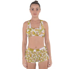 Tetris Camouflage Desert Racerback Boyleg Bikini Set