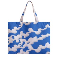 Cloud Lines Zipper Mini Tote Bag by jumpercat