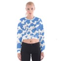 Cloud Lines Cropped Sweatshirt View1