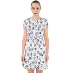 A Lot Of Skulls White Adorable In Chiffon Dress by jumpercat