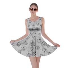 A Lot Of Skulls Grey Skater Dress by jumpercat