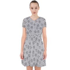 A Lot Of Skulls Grey Adorable In Chiffon Dress by jumpercat