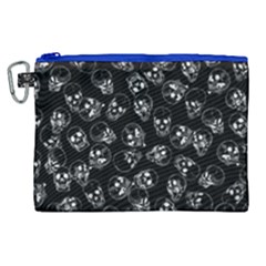 A Lot Of Skulls Black Canvas Cosmetic Bag (xl) by jumpercat