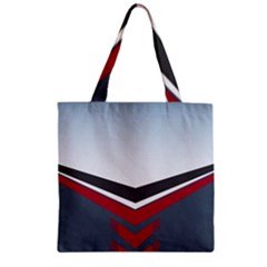 Modern Shapes Zipper Grocery Tote Bag by jumpercat