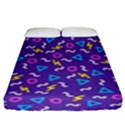 Retro Wave 1 Fitted Sheet (King Size) View1