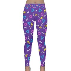 Retro Wave 1 Classic Yoga Leggings by jumpercat