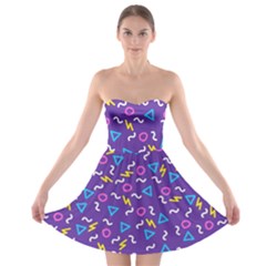 Retro Wave 1 Strapless Bra Top Dress