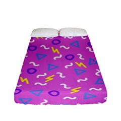 Retro Wave 2 Fitted Sheet (full/ Double Size) by jumpercat