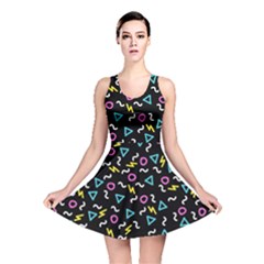 Retro Wave 3 Reversible Skater Dress