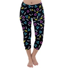 Retro Wave 3 Capri Winter Leggings 