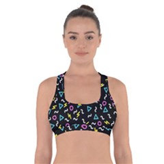 Retro Wave 3 Cross Back Sports Bra