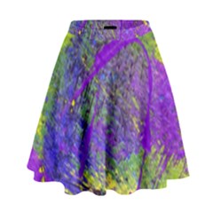 Ink Splash 02 High Waist Skirt by jumpercat