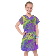 Ink Splash 02 Kids  Drop Waist Dress