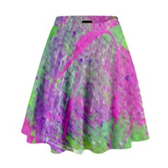 Ink Splash 03 High Waist Skirt by jumpercat