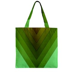 Tri 03 Zipper Grocery Tote Bag by jumpercat