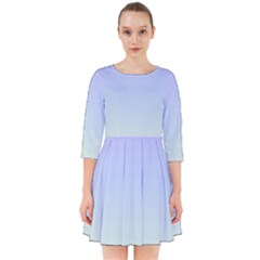 Vanilla Gradient Smock Dress