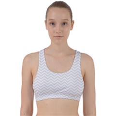 Light Chevron Back Weave Sports Bra