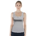 Basic Horizontal Stripes Racer Back Sports Top View1