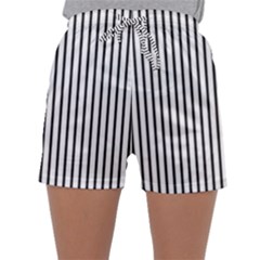 Basic Vertical Stripes Sleepwear Shorts