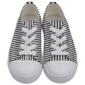 Basic Vertical Stripes Kids  Low Top Canvas Sneakers View1