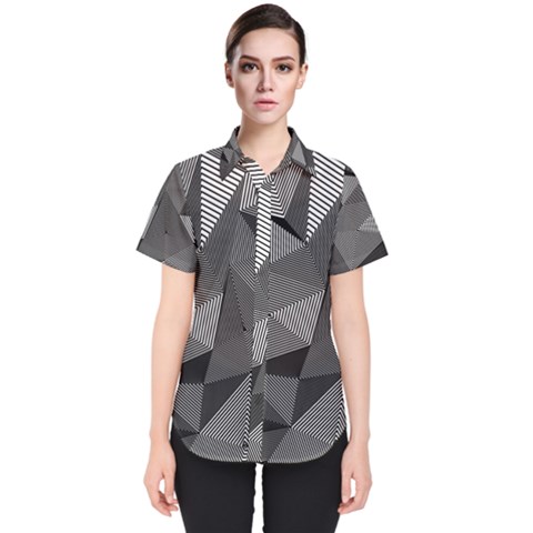 Geometric Doodle Women s Short Sleeve Shirt by jumpercat