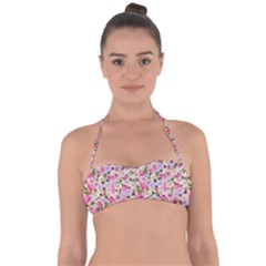 Gardenia Sweet Halter Bandeau Bikini Top by jumpercat