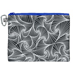 Fractal Sketch Dark Canvas Cosmetic Bag (xxl) by jumpercat