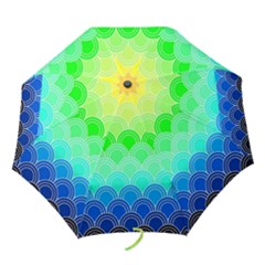 Art Deco Rain Bow Folding Umbrellas by NouveauDesign