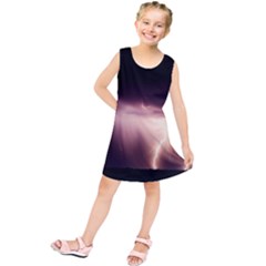 Storm Weather Lightning Bolt Kids  Tunic Dress