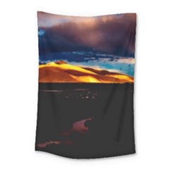 India Sunset Sky Clouds Mountains Small Tapestry