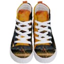 Bled Slovenia Sunrise Fog Mist Kid s Hi-Top Skate Sneakers View1