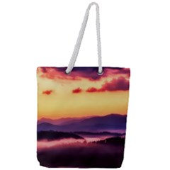 Great Smoky Mountains National Park Full Print Rope Handle Tote (large)