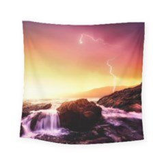 California Sea Ocean Pacific Square Tapestry (small) by BangZart