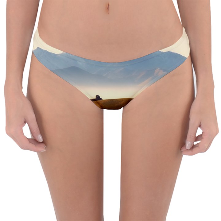 Landscape Mountains Nature Outdoors Reversible Hipster Bikini Bottoms