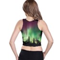 Aurora Borealis Northern Lights Racer Back Crop Top View2