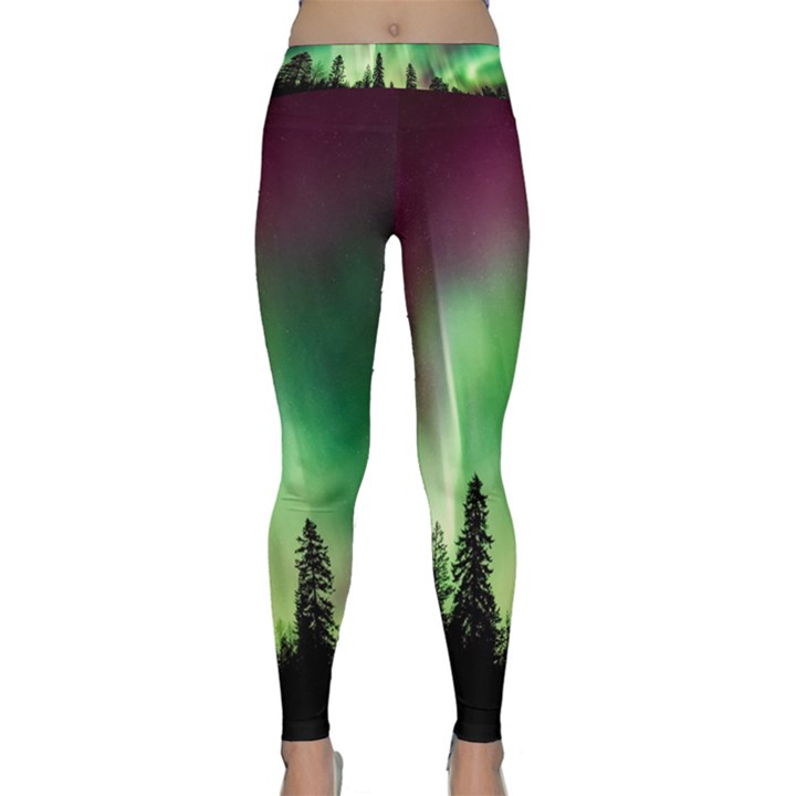 Aurora Borealis Northern Lights Classic Yoga Leggings