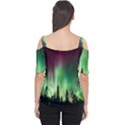 Aurora Borealis Northern Lights Cutout Shoulder Tee View2