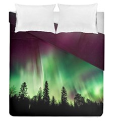 Aurora Borealis Northern Lights Duvet Cover Double Side (queen Size)