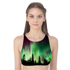 Aurora Borealis Northern Lights Tank Bikini Top
