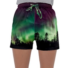 Aurora Borealis Northern Lights Sleepwear Shorts
