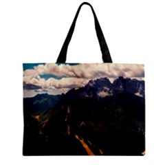 Italy Valley Canyon Mountains Sky Zipper Mini Tote Bag