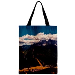 Italy Valley Canyon Mountains Sky Zipper Classic Tote Bag