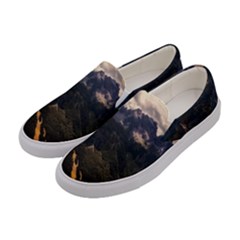 Italy Valley Canyon Mountains Sky Women s Canvas Slip Ons