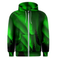 Aurora Borealis Northern Lights Men s Zipper Hoodie by BangZart