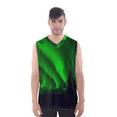 Aurora Borealis Northern Lights Men s Basketball Tank Top by BangZart